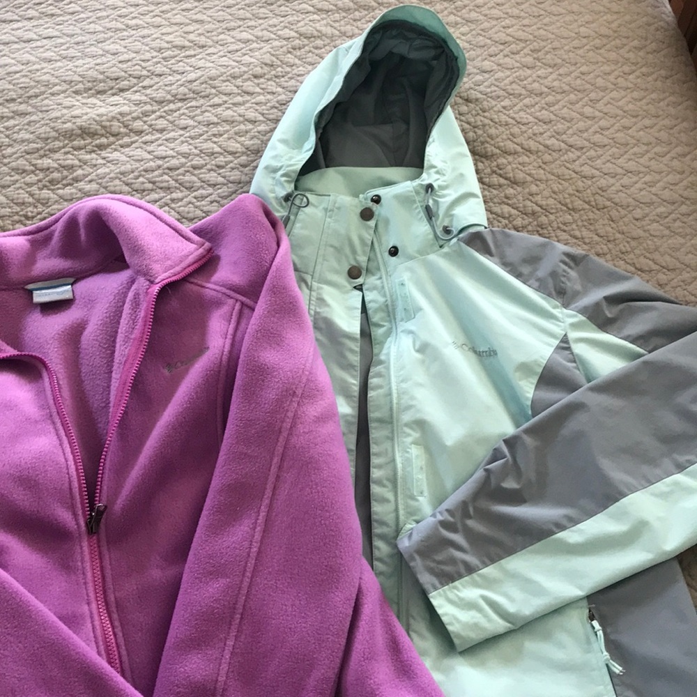 Columbia Interchangeable Coat. Size Large
